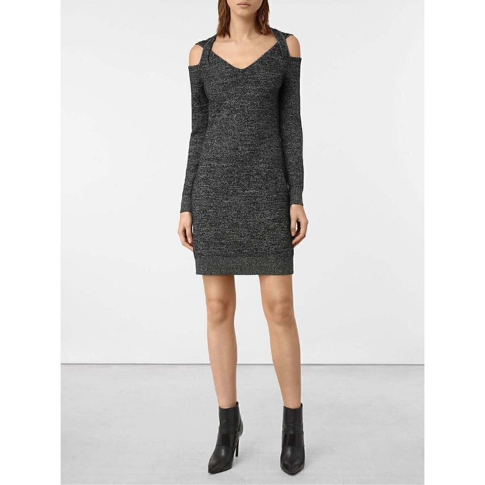 💕ALLSAINTS💕 Neri Twist Dress Knit Sweater L NWT - Picture 5 of 8